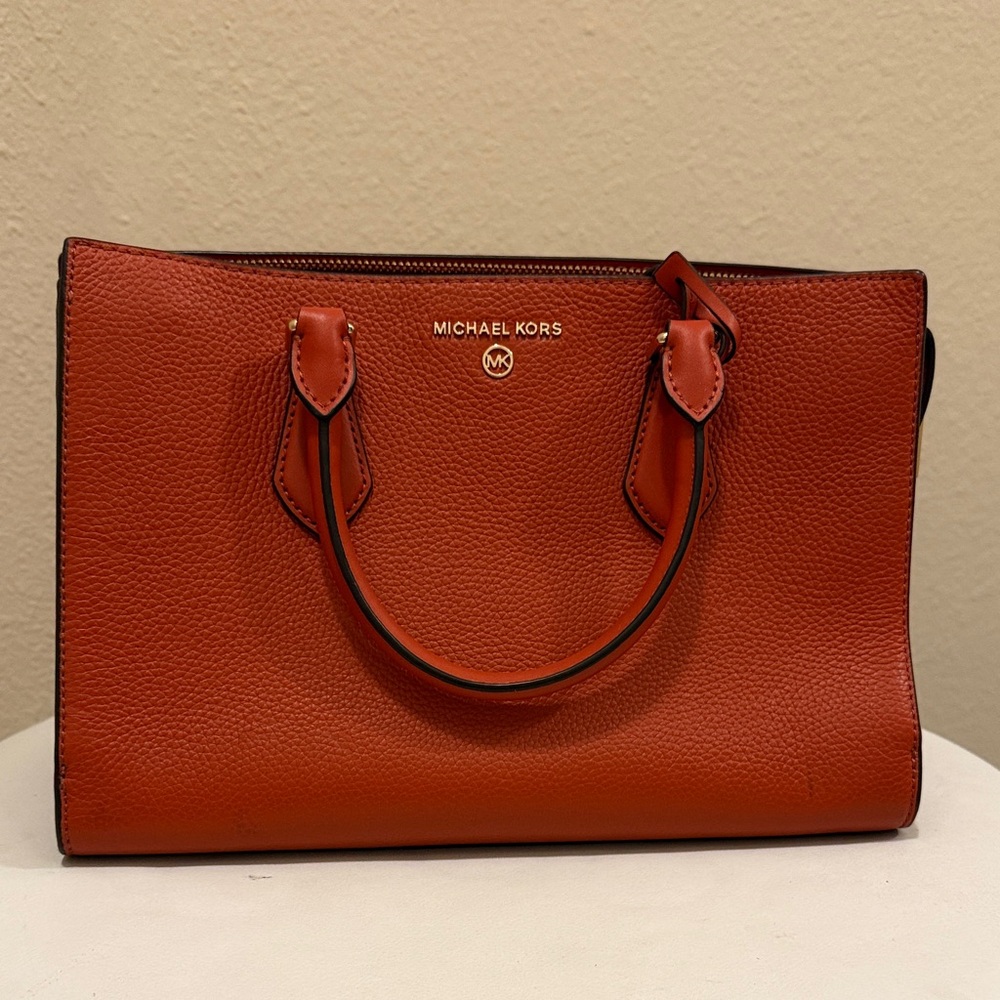 #236. Michael Kors Burnt Orange Satchel